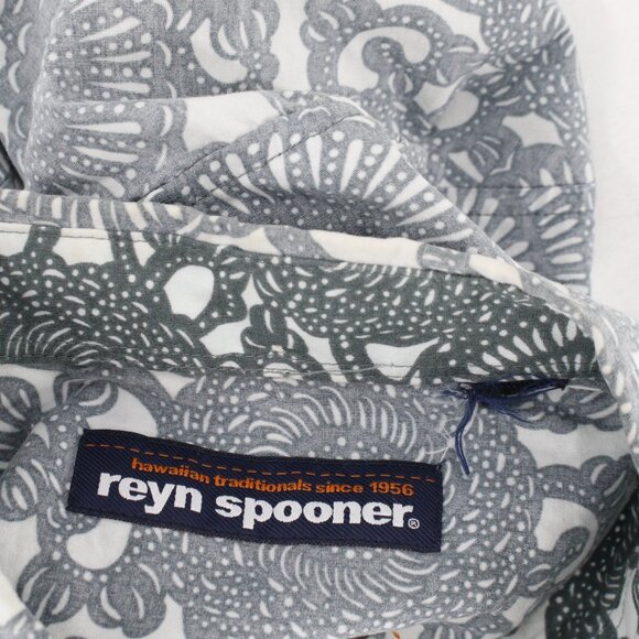 Reyn spooner hawaiian shirt men's small short sleeve reverse print Geometric - Picture 7 of 10